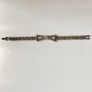 Vintage Rhinestone Bow Bracelet